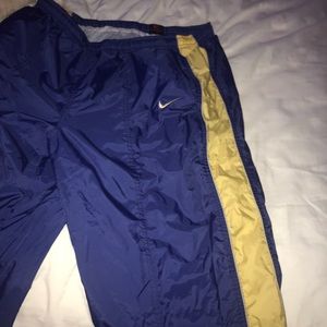 XL vintage nike track pants
